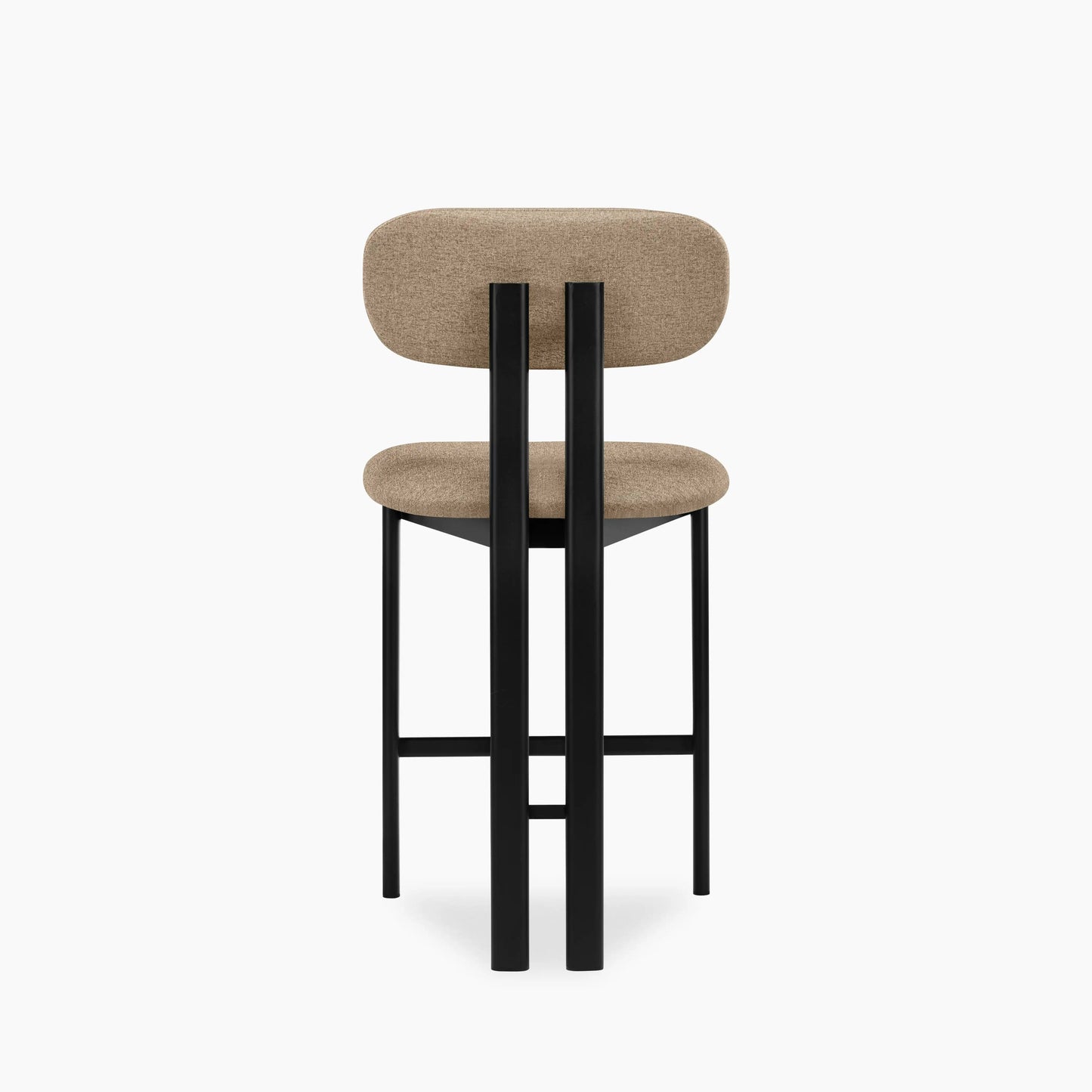 Arbor Kitchen Stool | Latte Sustainable Fabric & Black