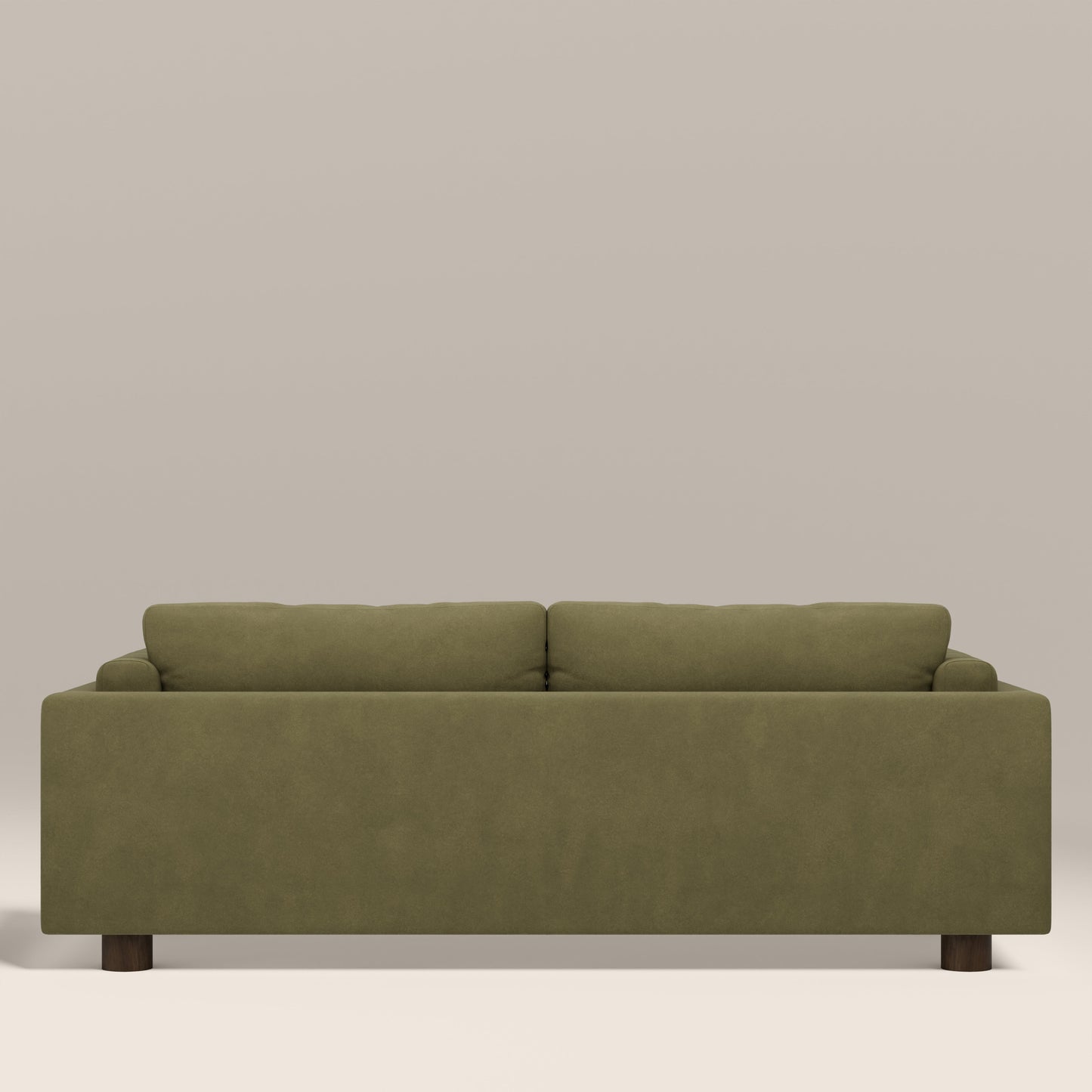 Halton 3 Seater Sofa | Moss Green Sustainable Mohair Velvet