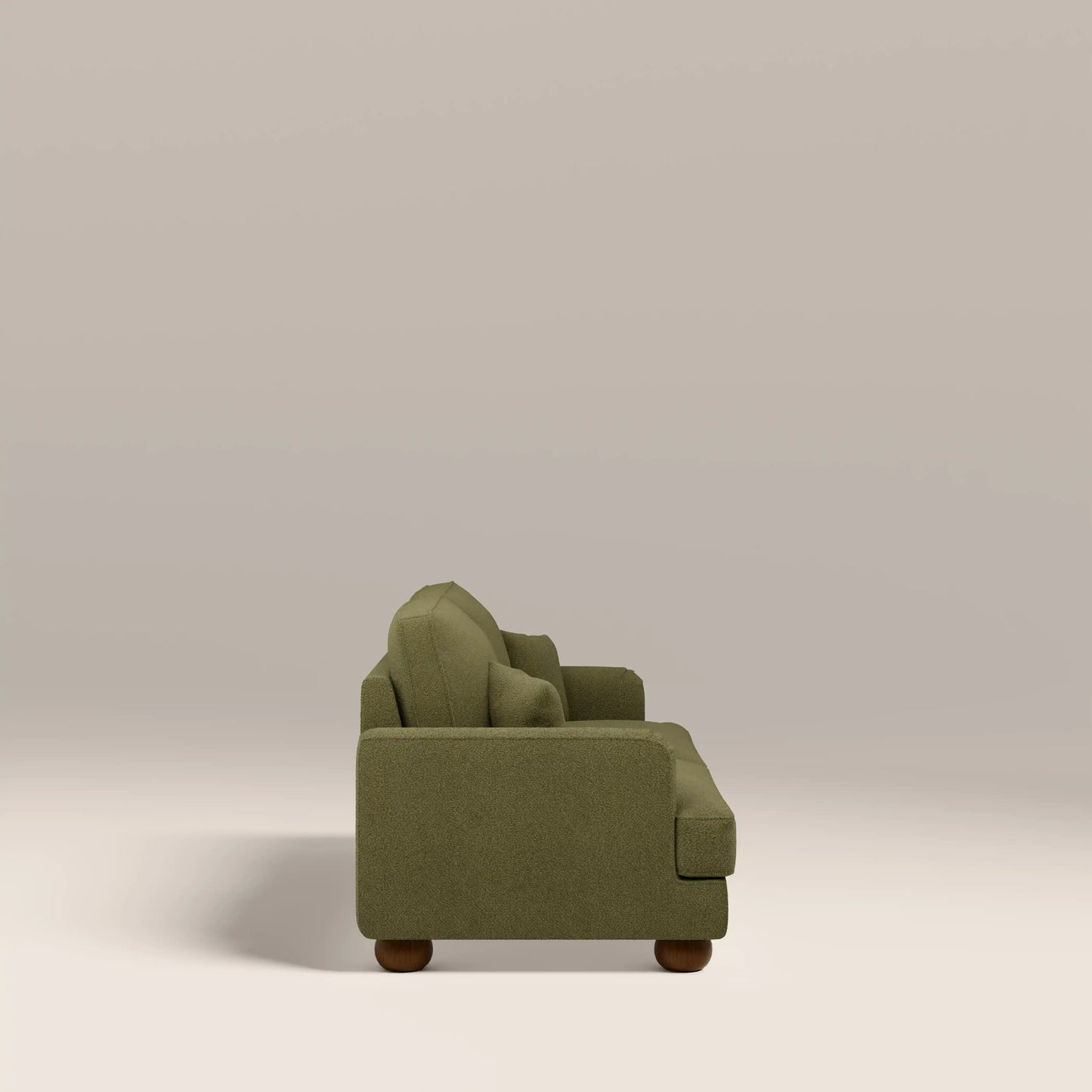 Nola 3 Seater Sofa | Moss Green Boucle
