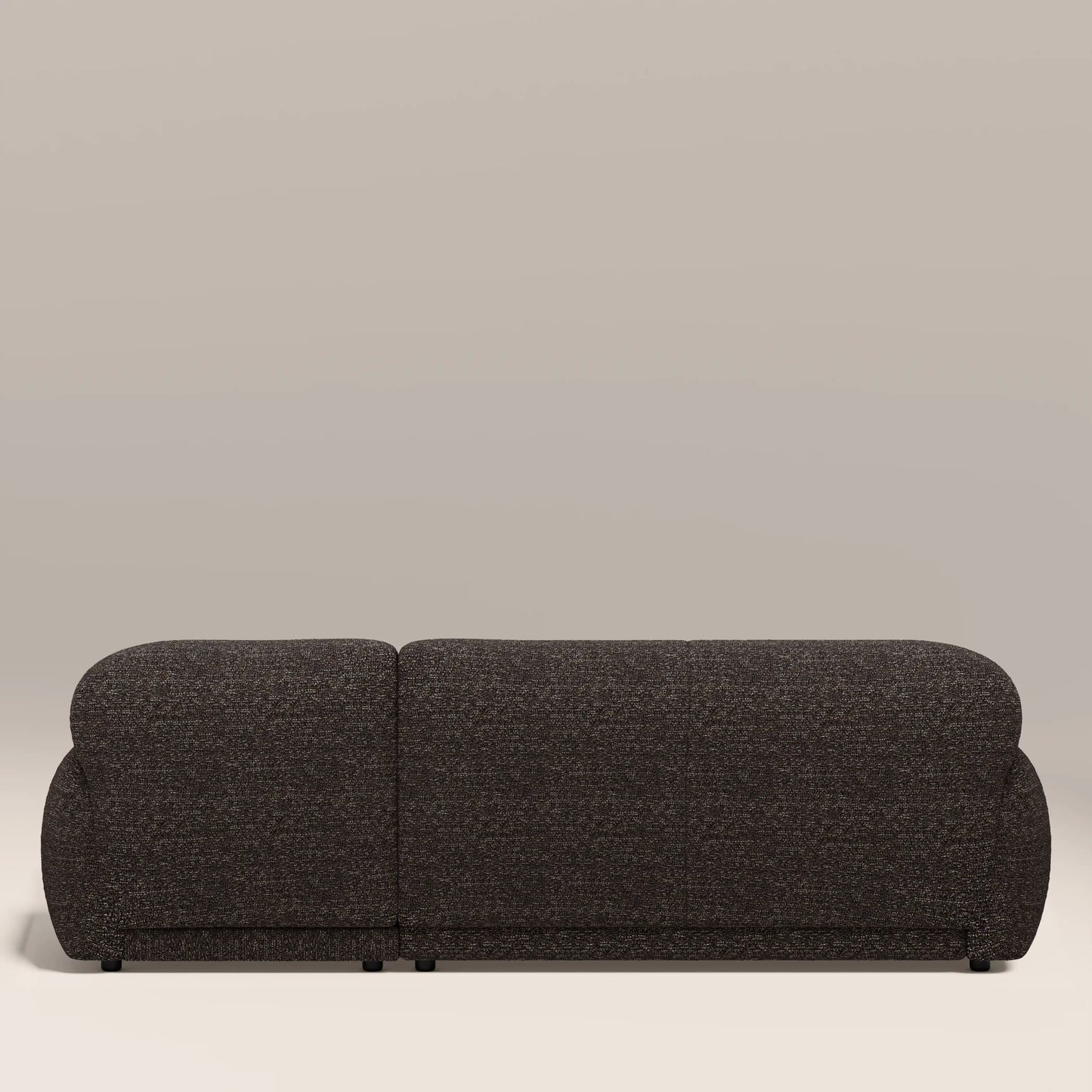 Cloud Right Hand Chaise Sofa | Speckled Espresso Boucle