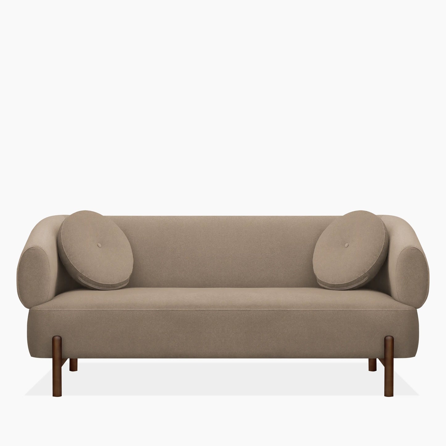 Hallfield 3 Seater Sofa | Truffle Brown Sustainable Mohair Velvet