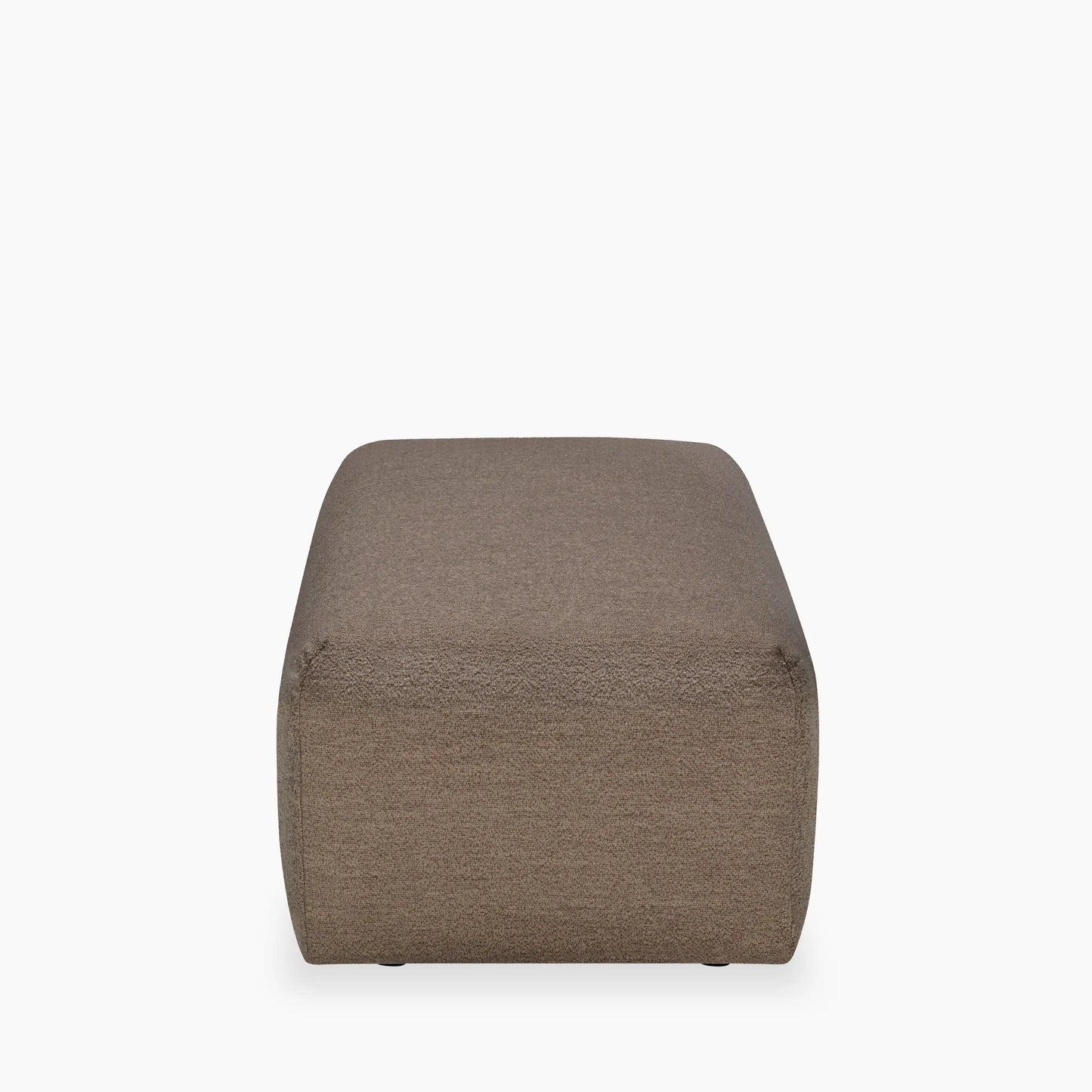 Celeste Footstool | Ecru Boucle
