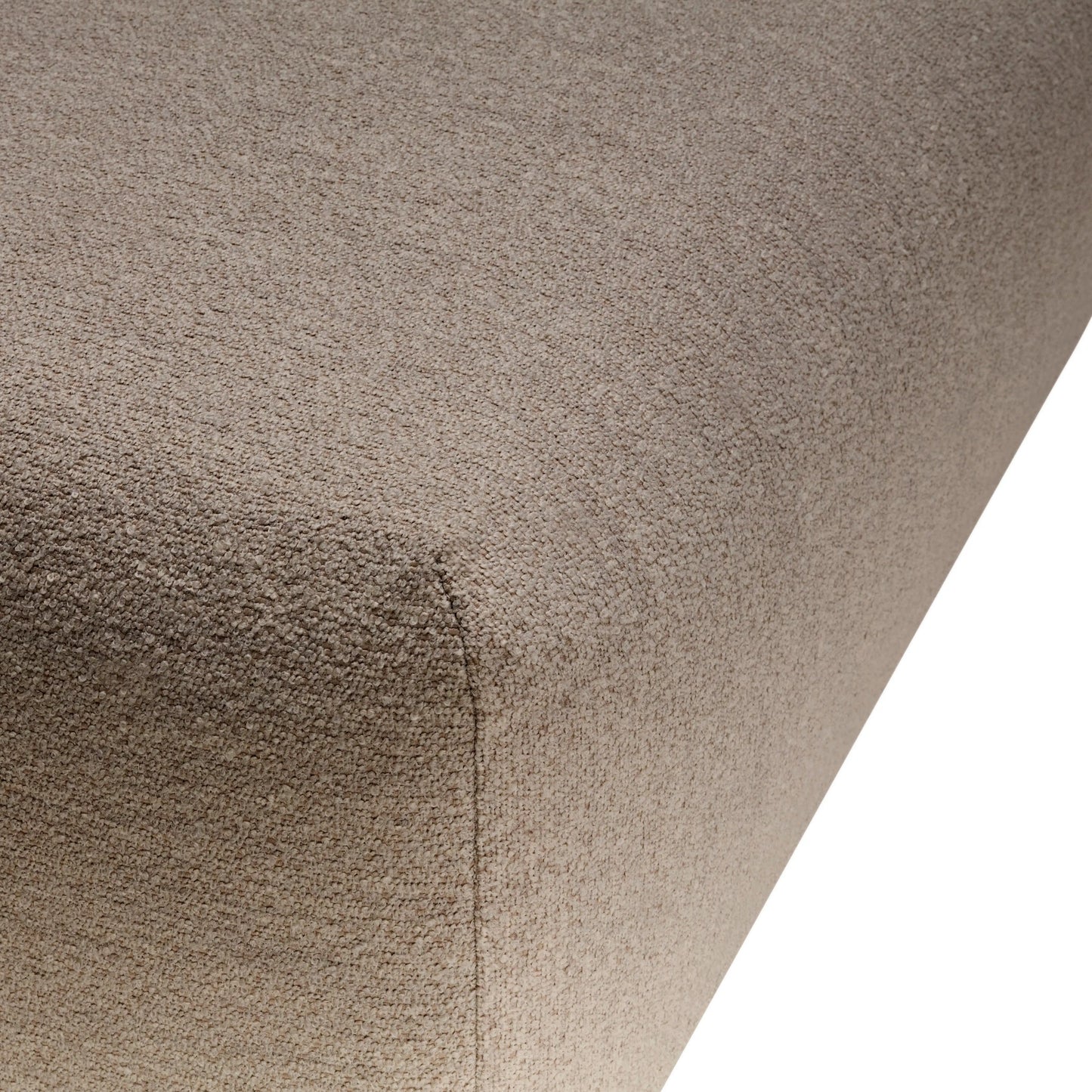 Celeste Footstool | Ecru Boucle
