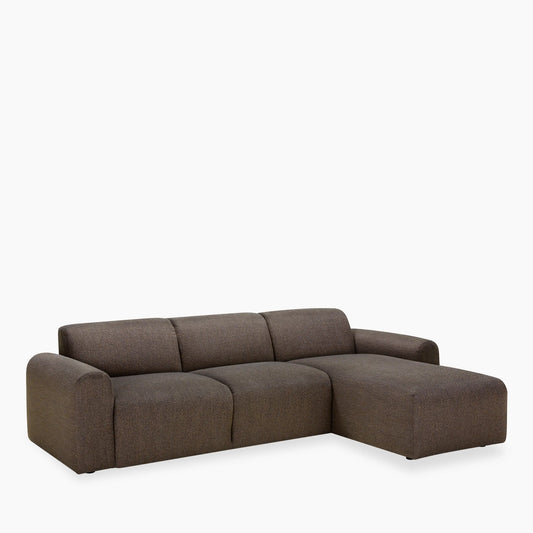 Celeste 3 Seater Left/Right Chaise Sofa | Dusty Taupe Boucle
