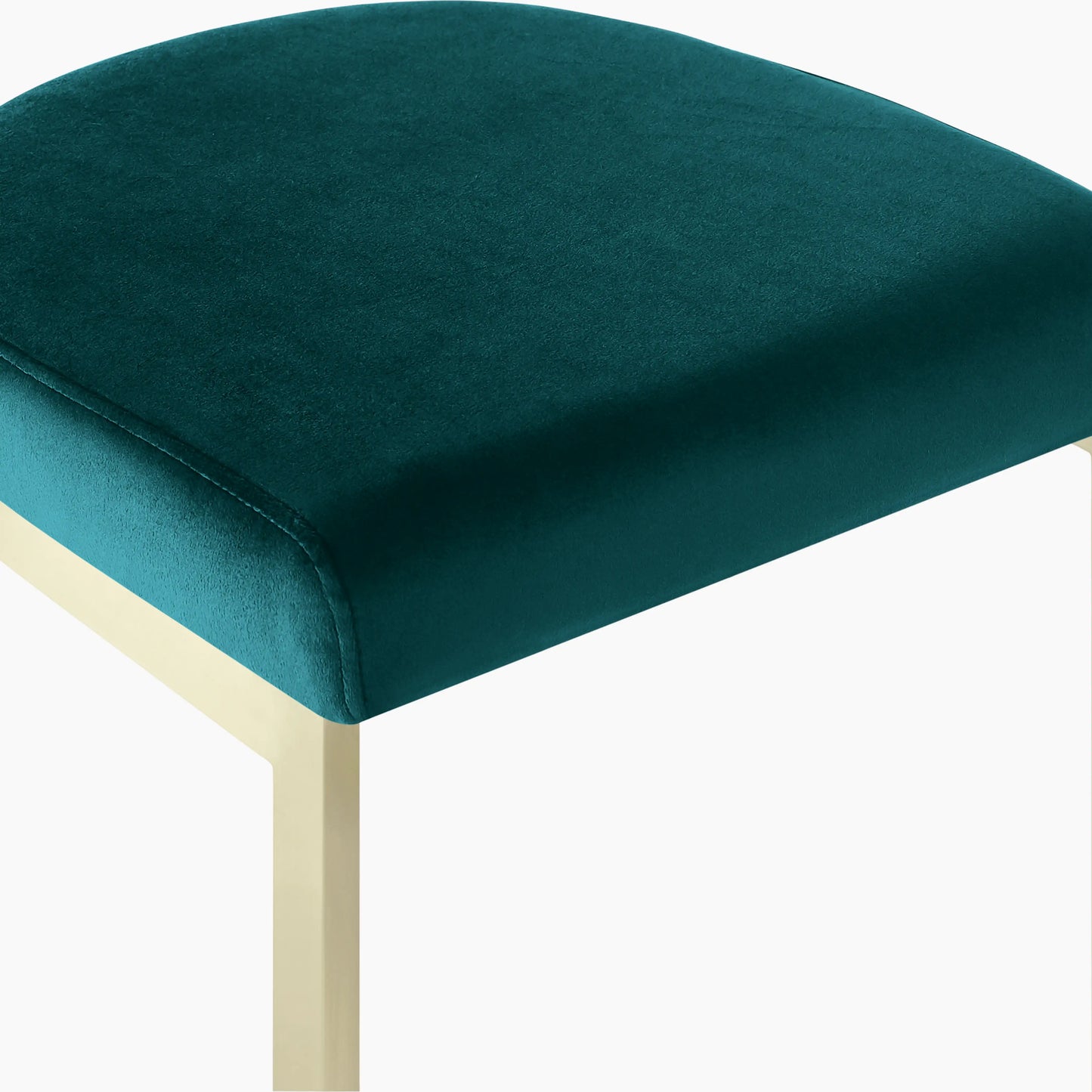 Matteo Bar Stool | Teal Sustainable Velvet