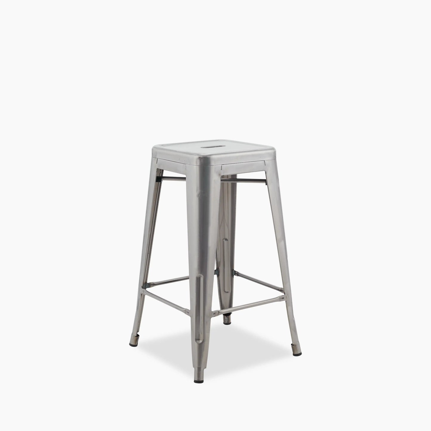 Tolix Style Stackable Kitchen Stool | Gunmetal
