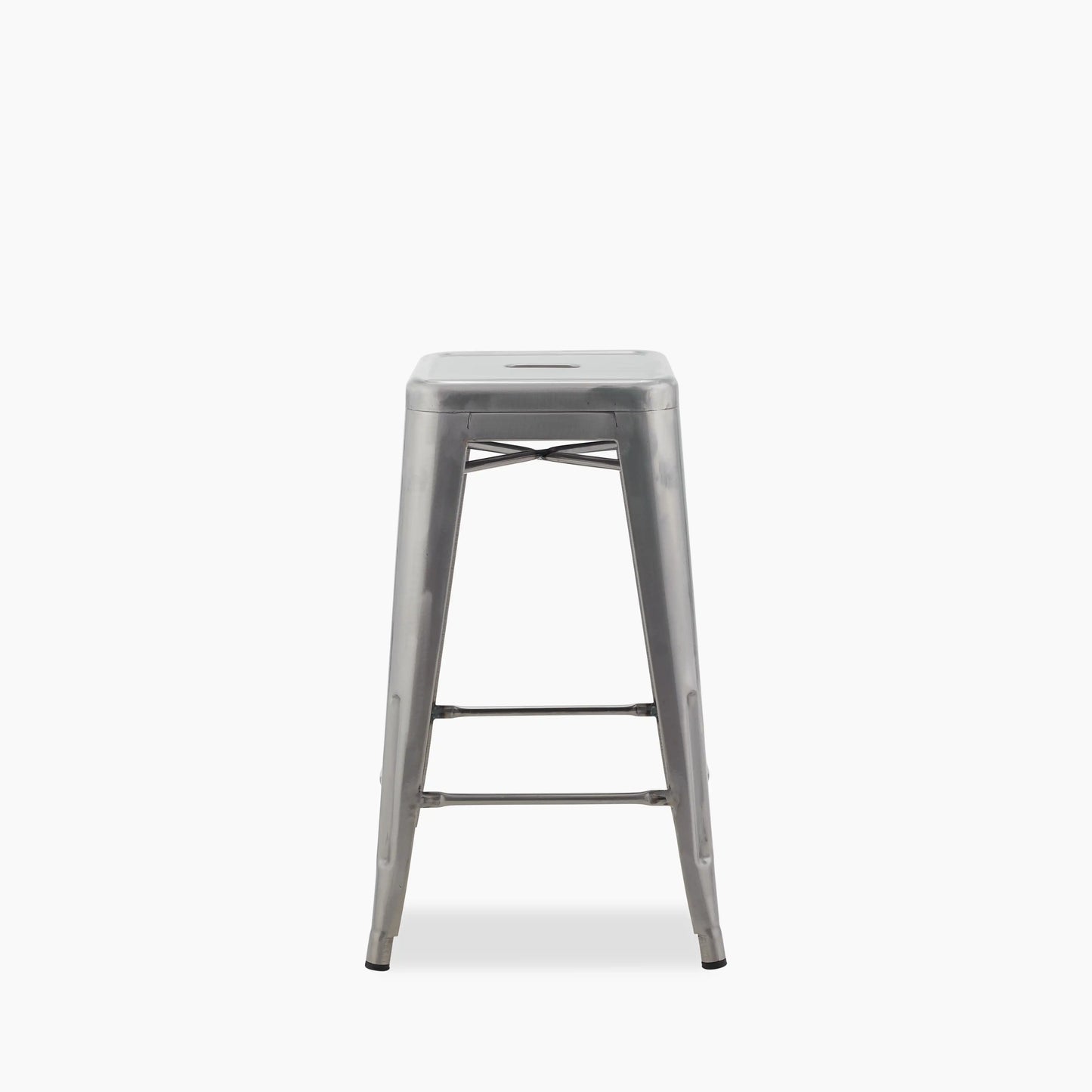 Tolix Style Stackable Kitchen Stool | Gunmetal