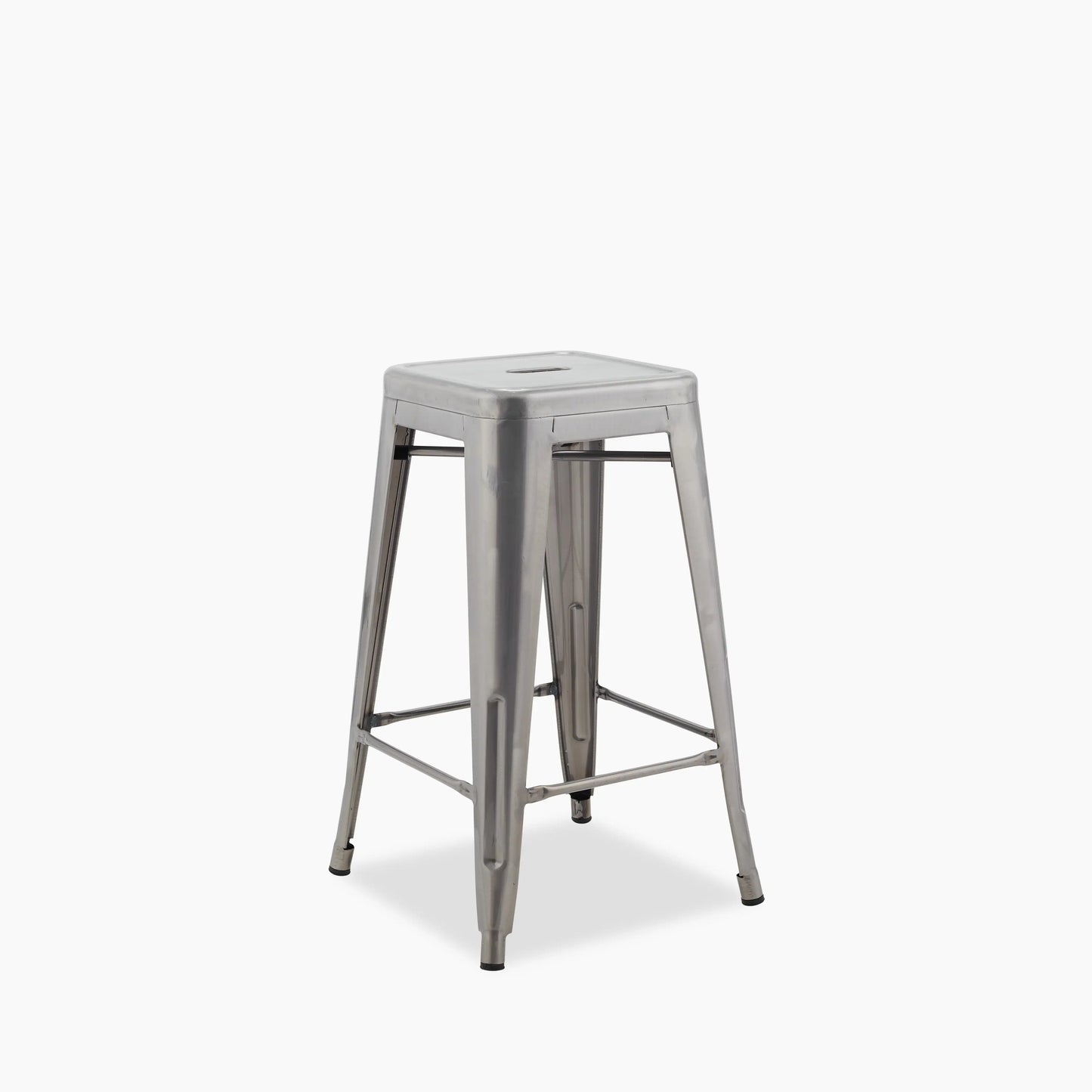 Tolix Style Stackable Kitchen Stool | Gunmetal