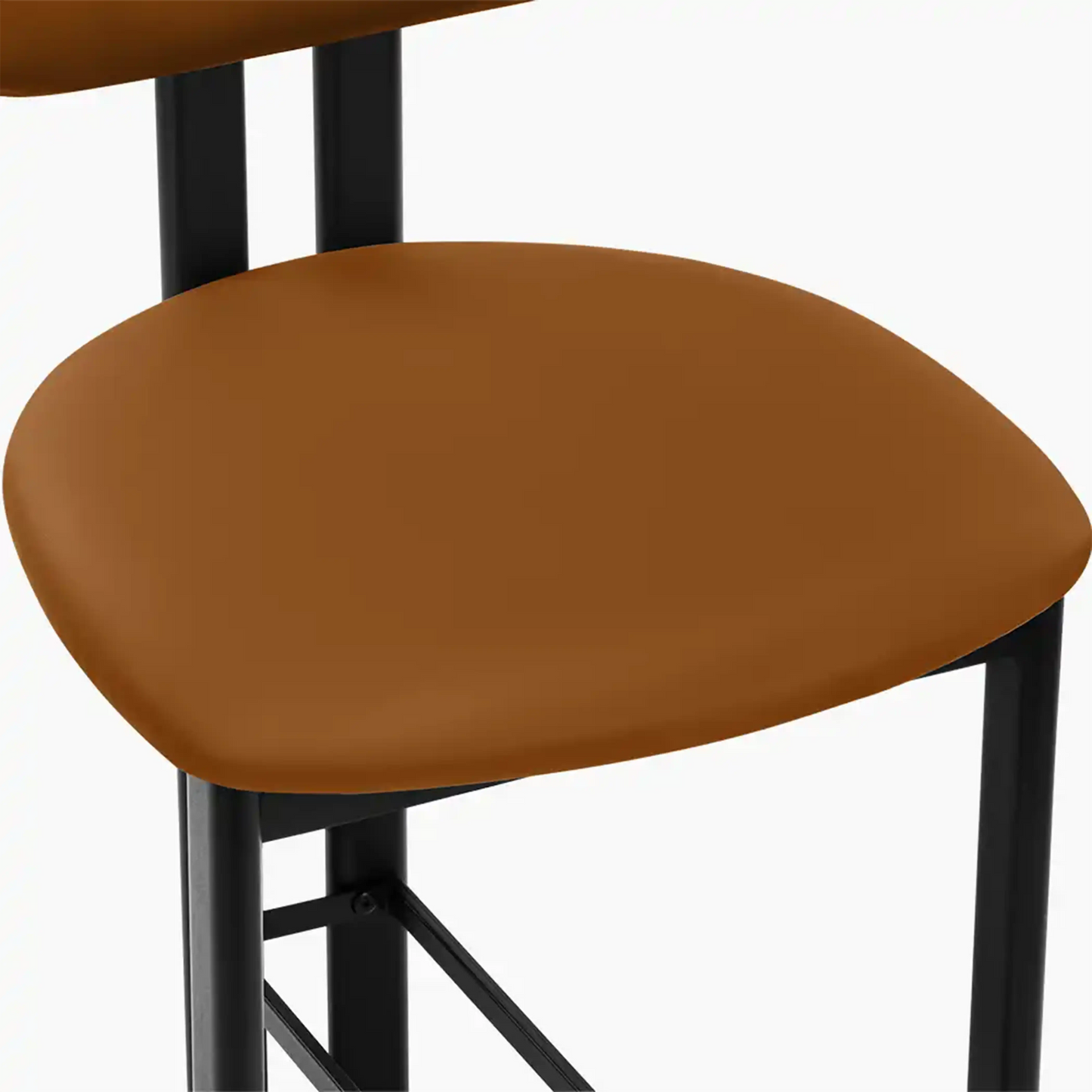 Arbor Kitchen Stool | Tuscan Tan Faux Leather & Black