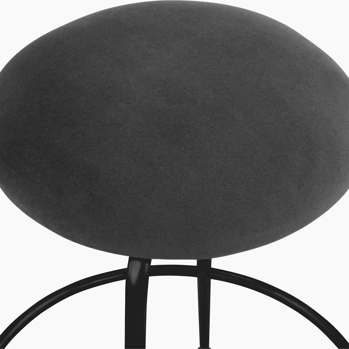 Regent Kitchen Stool | Grey Sustainable Velvet