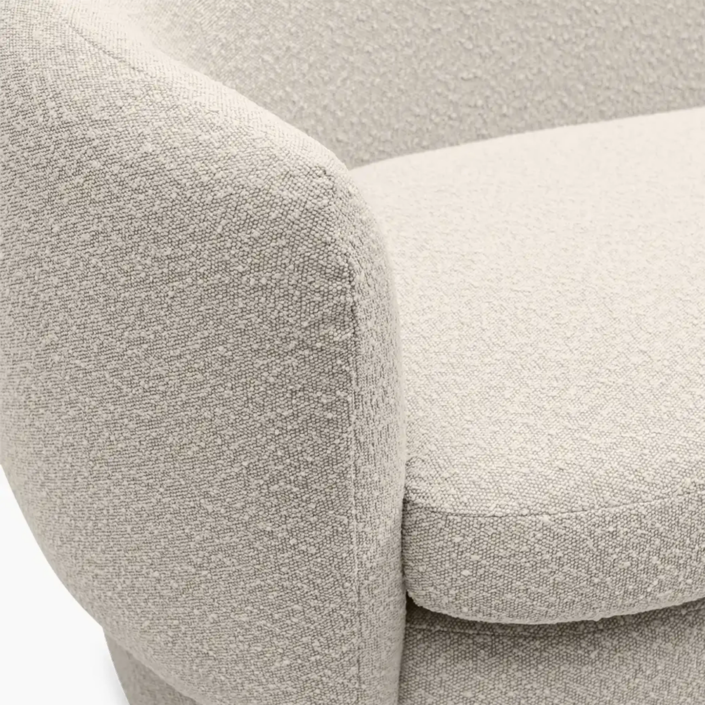 Miller 3 Seater Sofa | Speckled Stone Sustainable Boucle