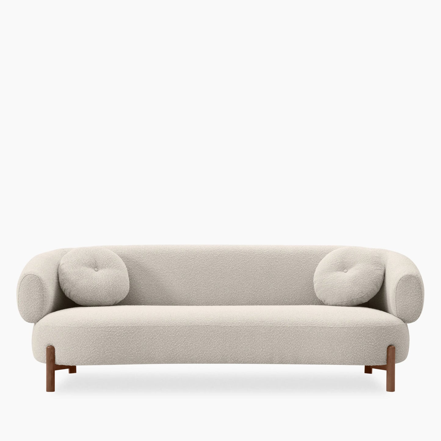 Hallfield 3 Seater Sofa | Speckled Stone Sustainable Boucle