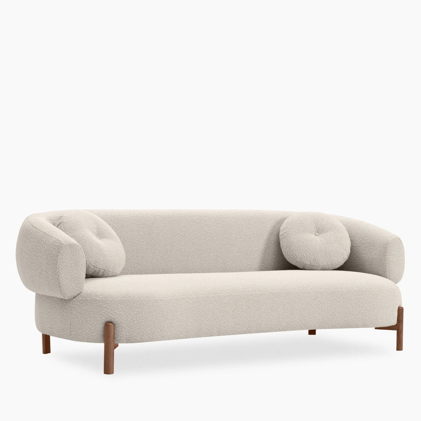 Hallfield 3 Seater Sofa | Speckled Stone Sustainable Boucle