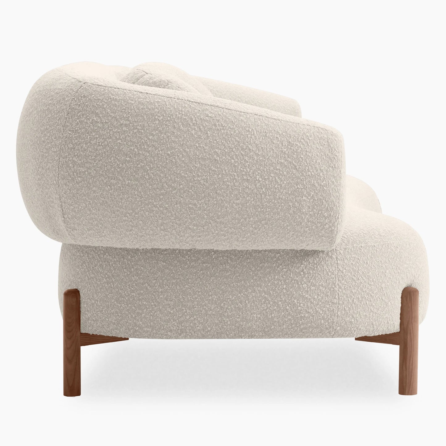 Hallfield 3 Seater Sofa | Speckled Stone Sustainable Boucle