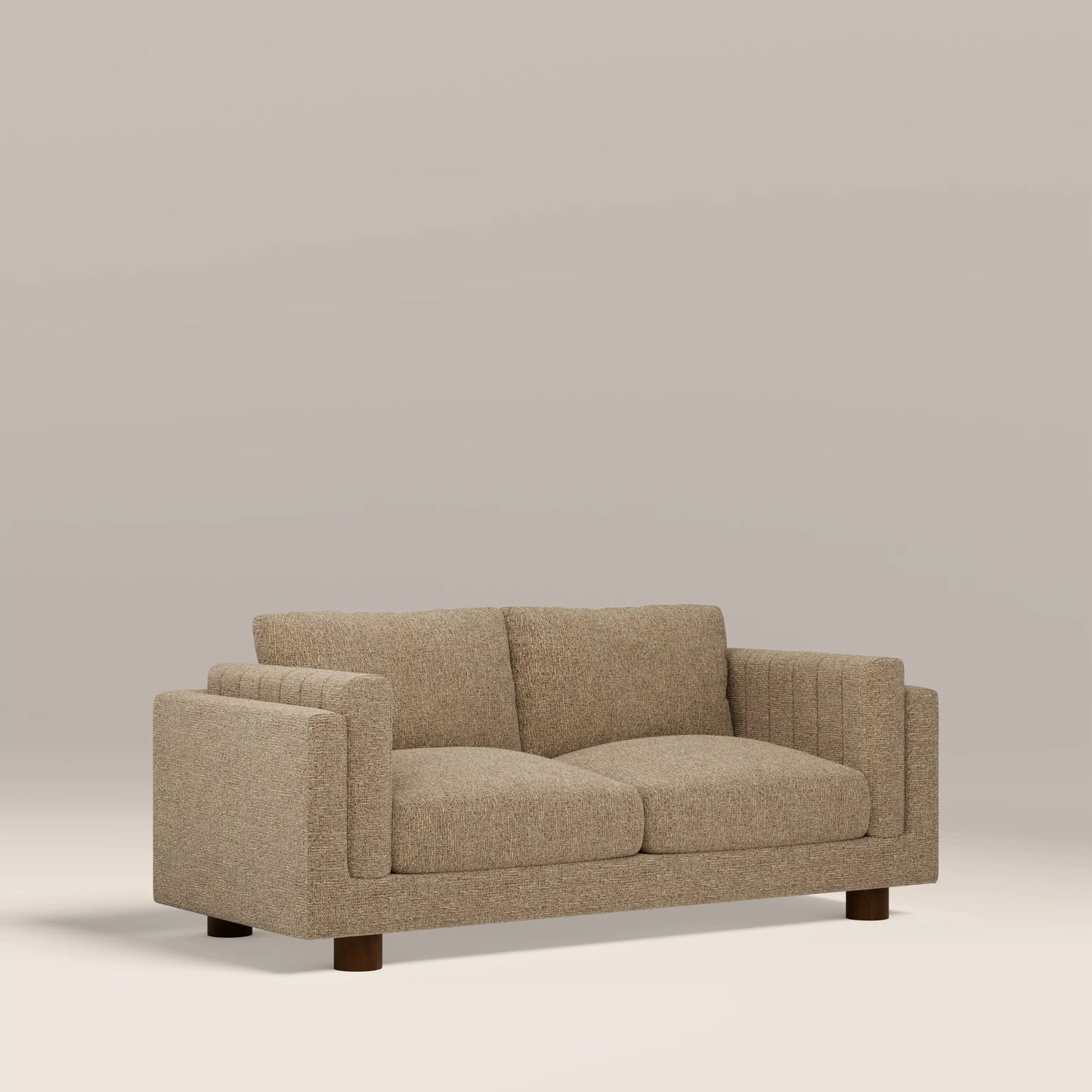 Halton 2 Seater Sofa | Speckled Cappuccino Boucle