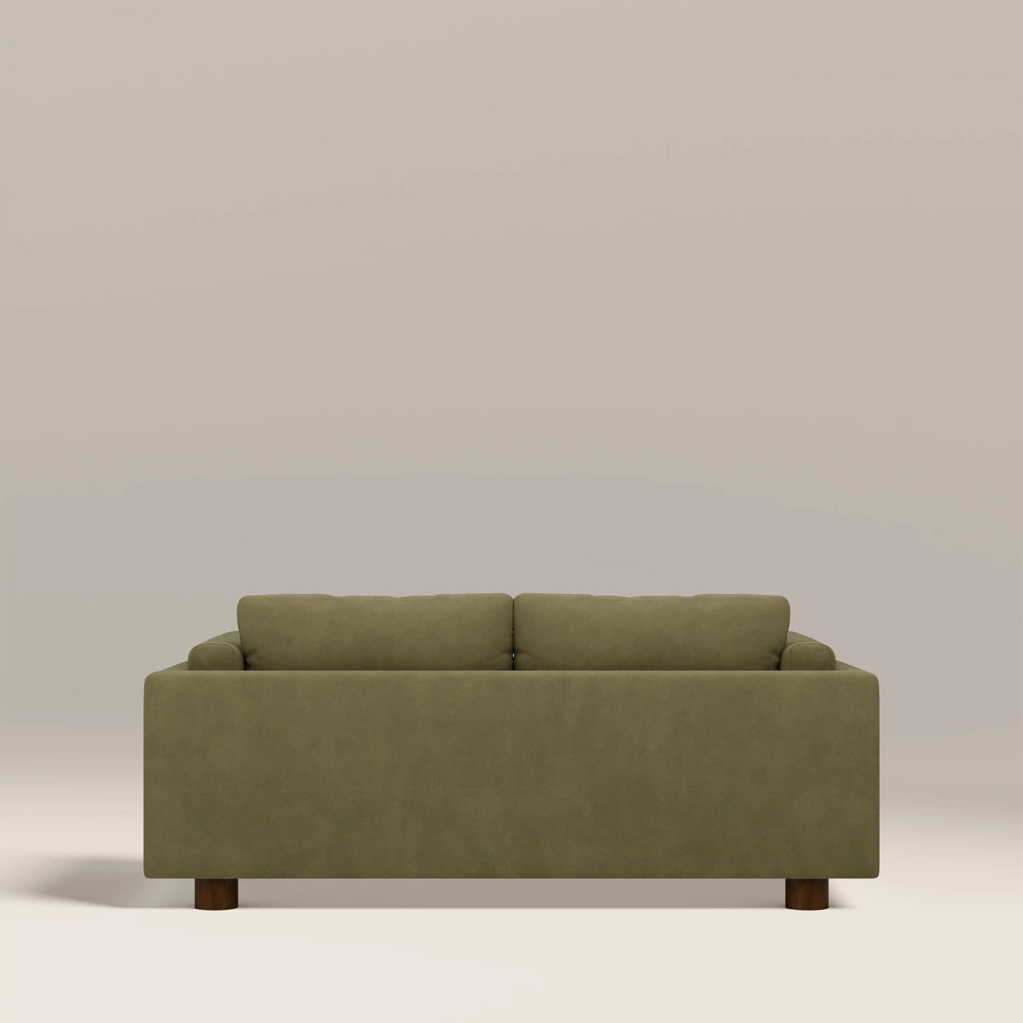 Halton 2 Seater Sofa | Moss Green Sustainable Mohair Velvet