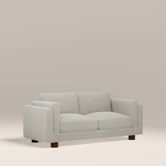 Halton 2 Seater Sofa | Speckled Stone Sustainable Boucle