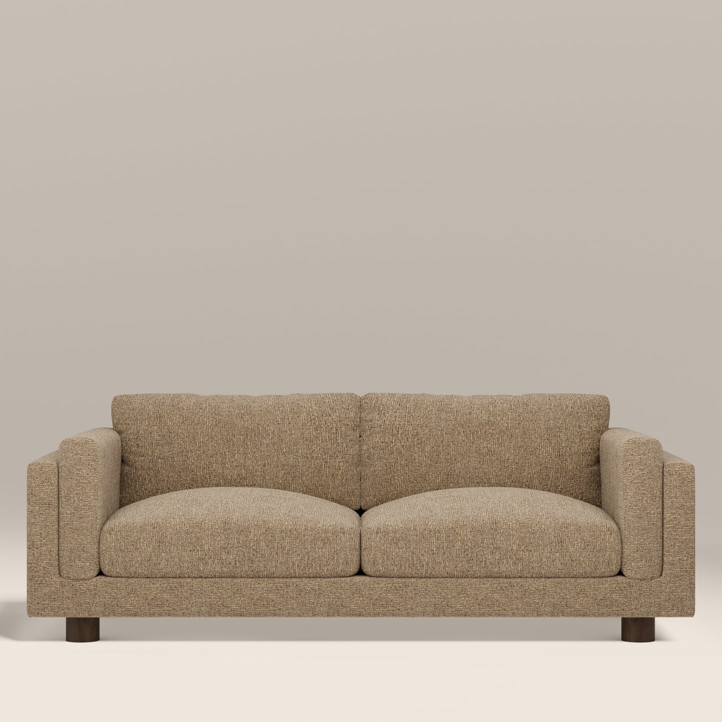 Halton 3 Seater Sofa | Speckled Cappuccino Boucle