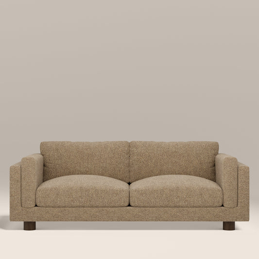 Halton 3 Seater Sofa | Speckled Cappuccino Boucle