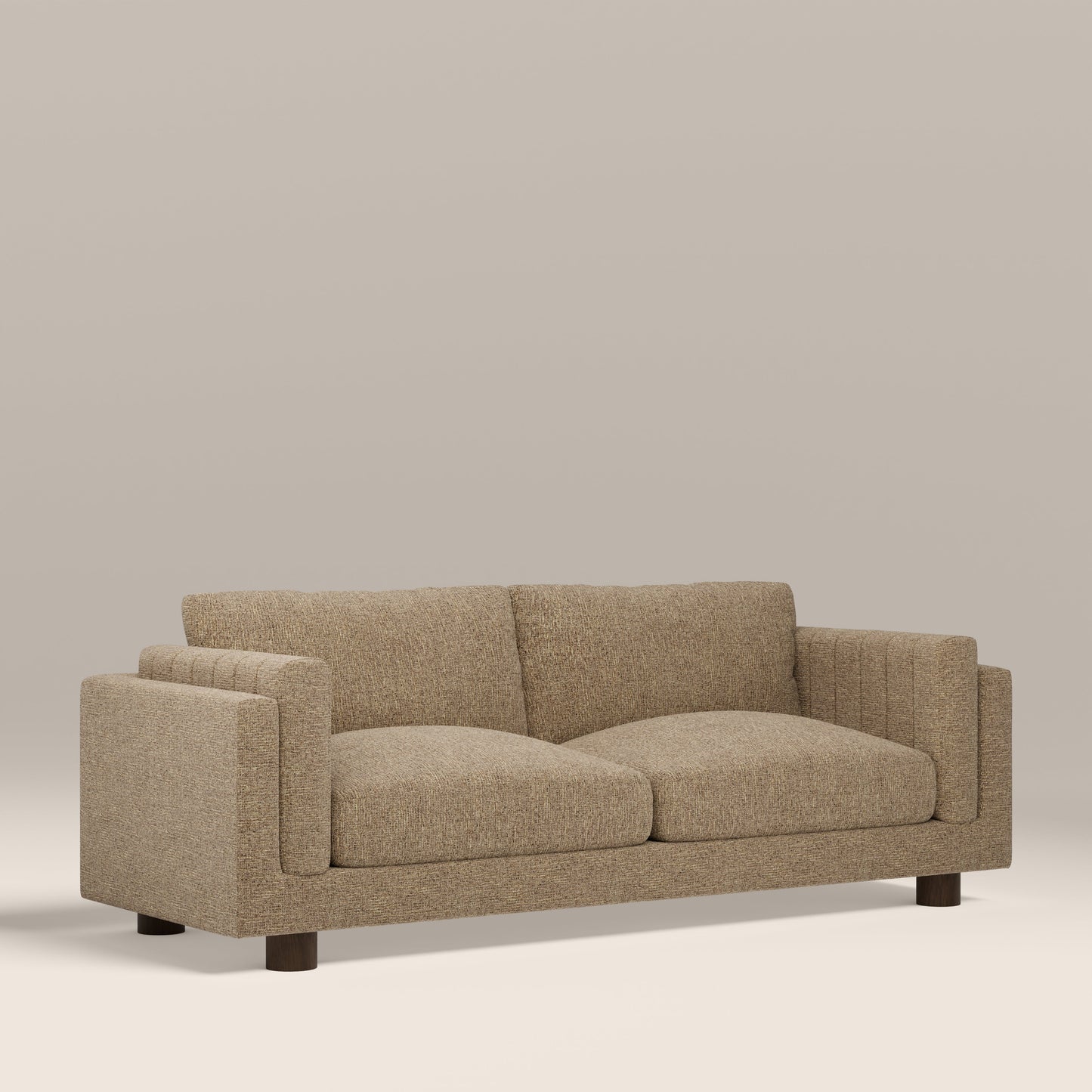 Halton 3 Seater Sofa | Speckled Cappuccino Boucle