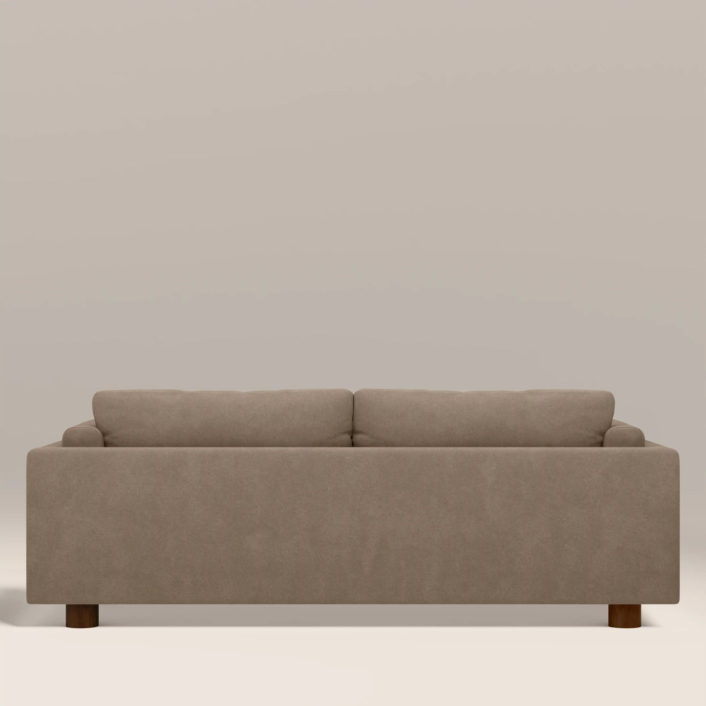 Halton 3 Seater Sofa | Truffle Brown Sustainable Mohair Velvet