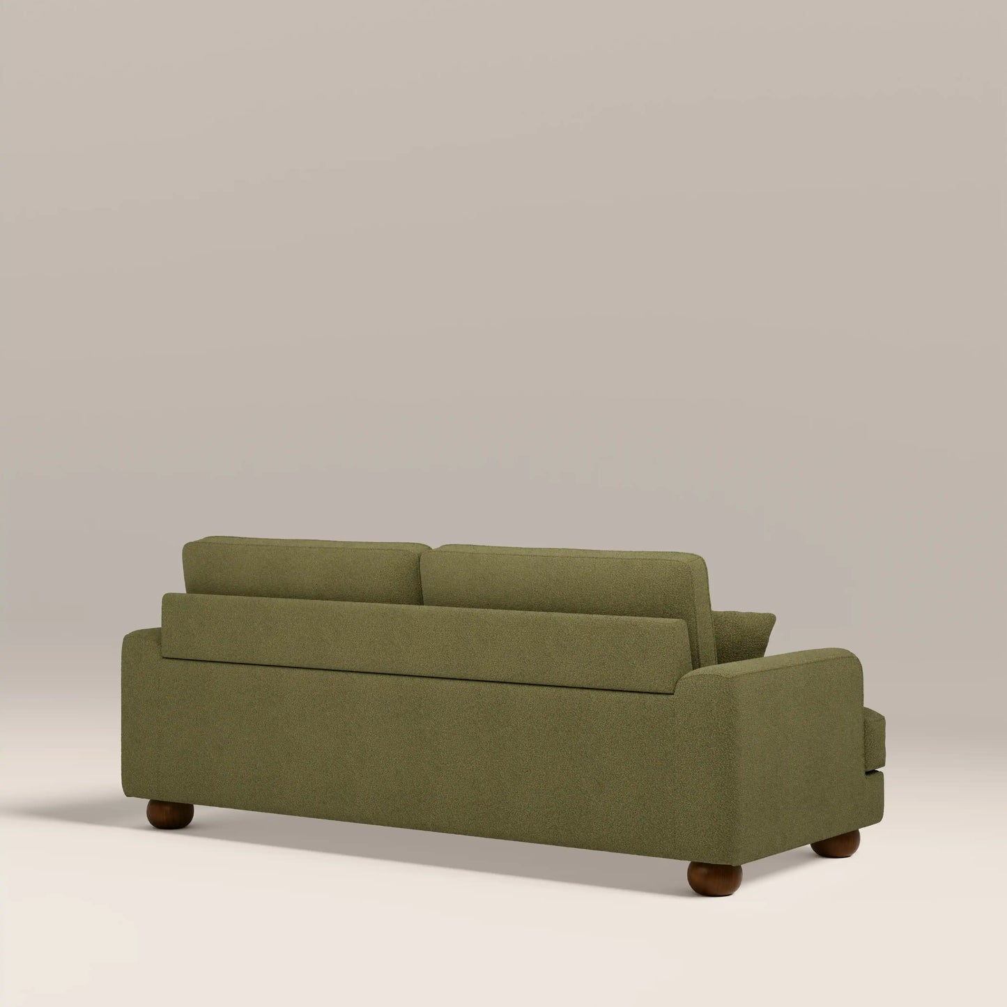 Nola 3 Seater Sofa | Moss Green Boucle