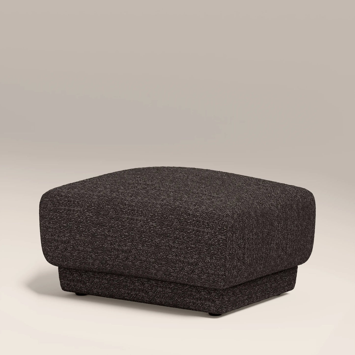 Cloud Footstool | Speckled Espresso Boucle