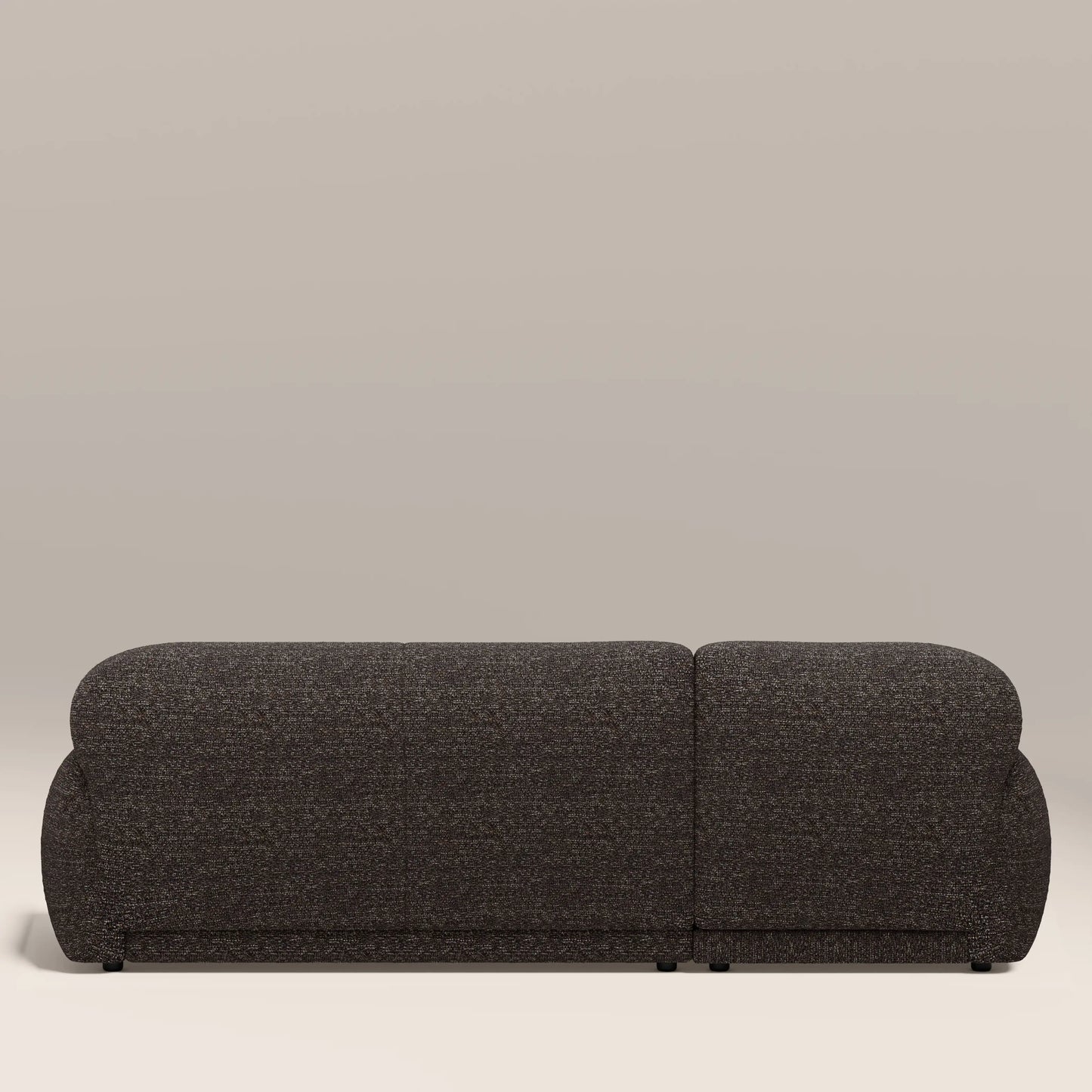 Cloud Left Hand Chaise Sofa | Speckled Espresso Boucle