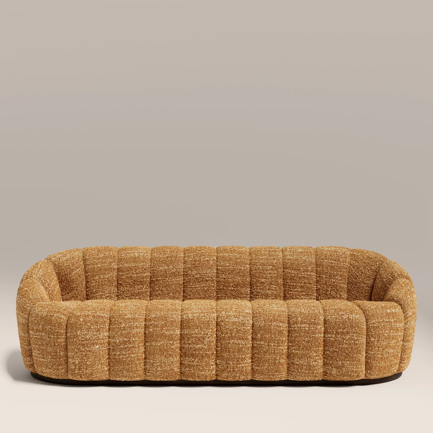 Ivy 3 Seater Sofa | Speckled Honey Sustainable Boucle