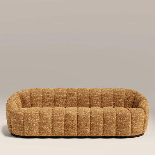 Ivy 3 Seater Sofa | Speckled Honey Sustainable Boucle