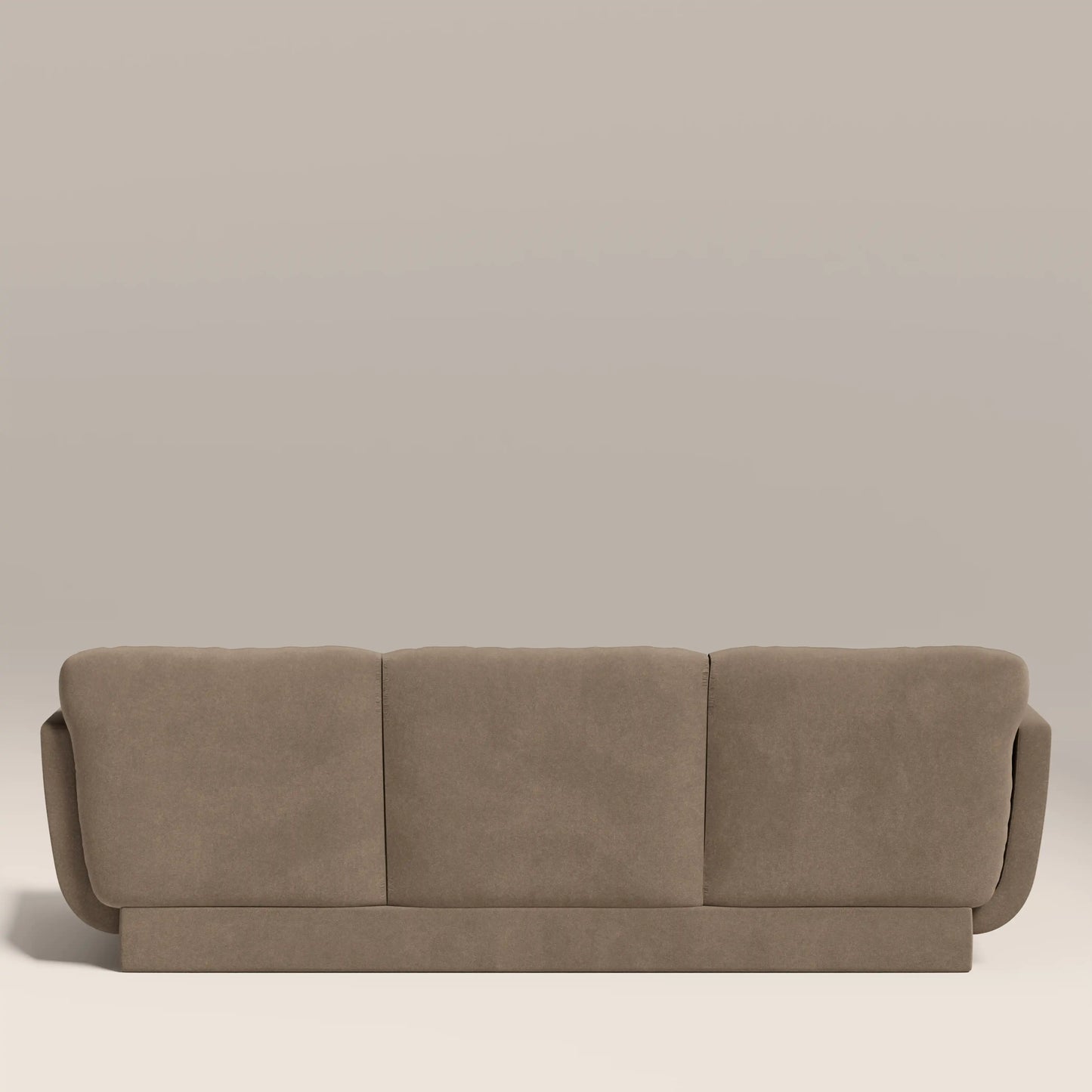 Connick 3 Seater Sofa | Truffle Brown Sustainable Mohair Velvet