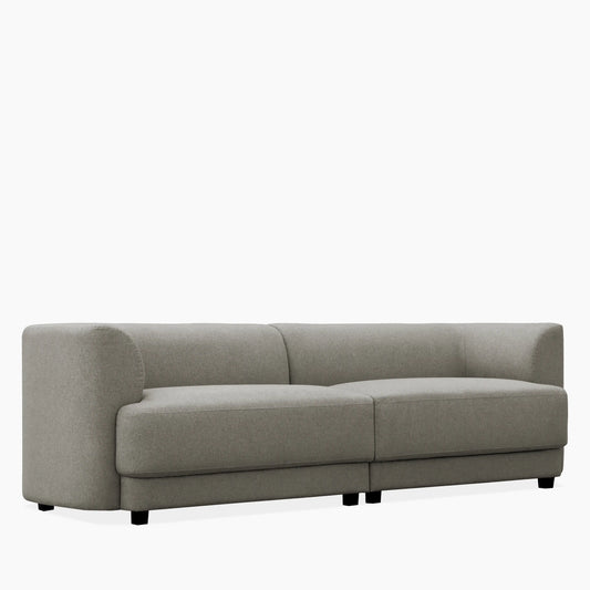 Harley 3 Seater Sofa | Pebble Grey Fabric