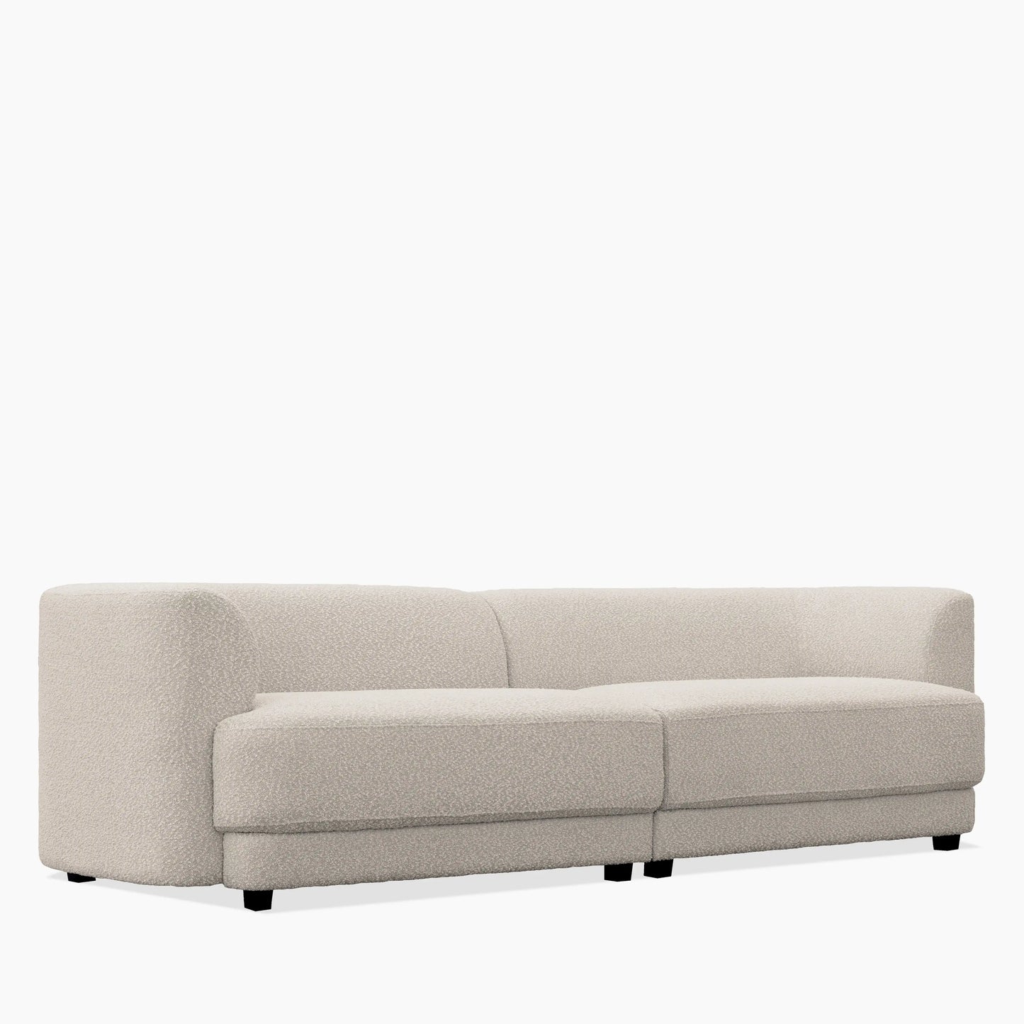 Harley 3 Seater Sofa | Speckled Stone Sustainable Boucle