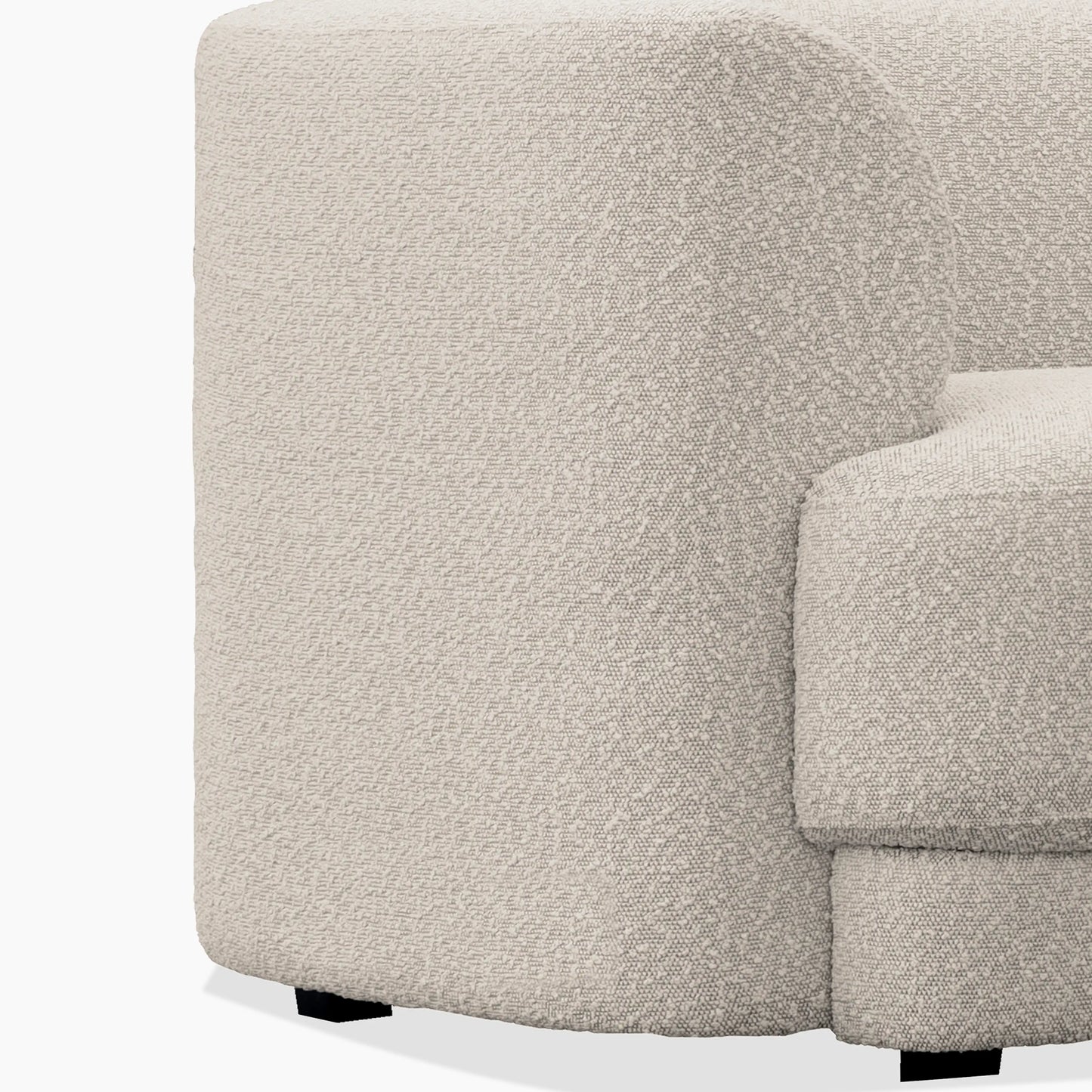 Harley 3 Seater Sofa | Speckled Stone Sustainable Boucle