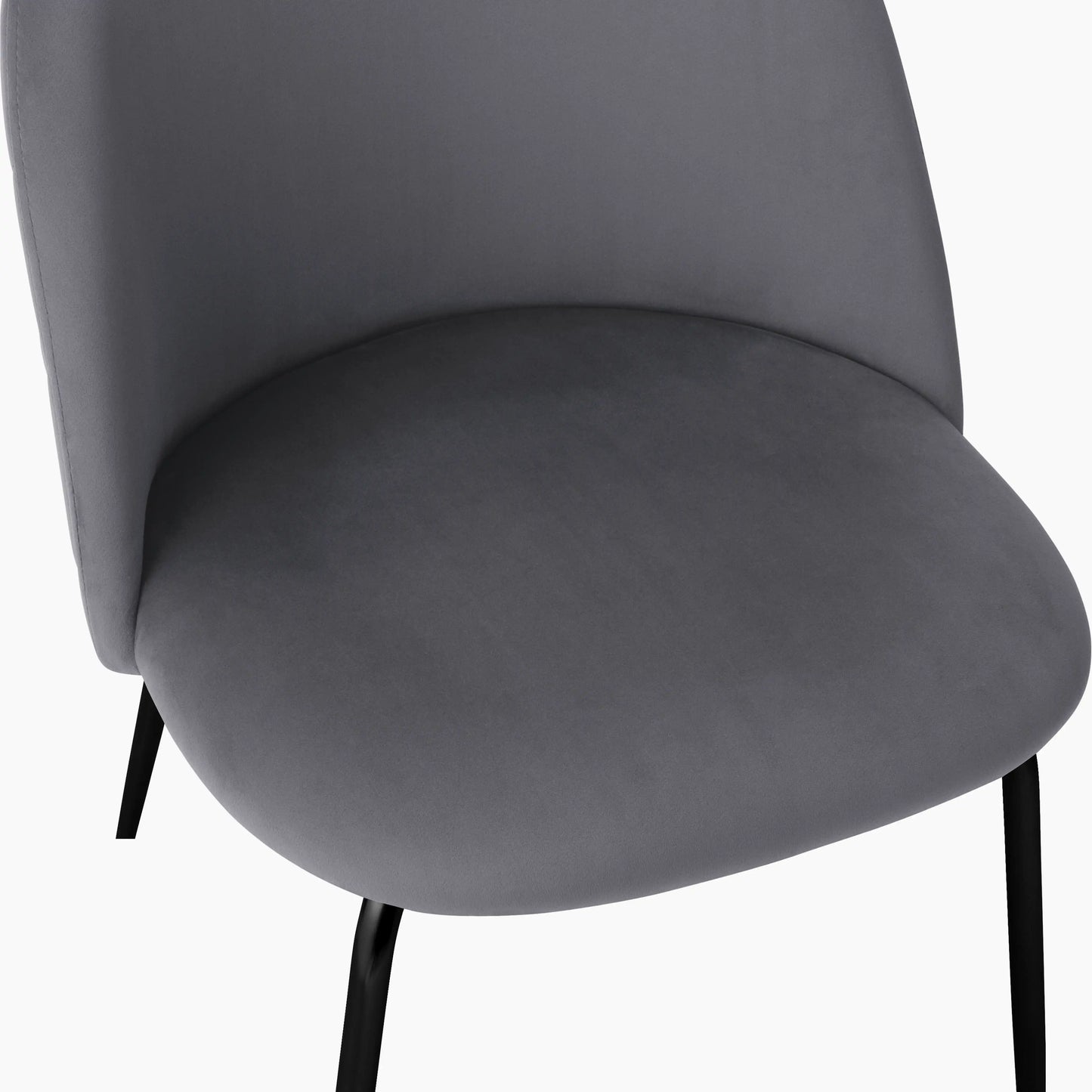Heather Bar Stool | Grey Velvet