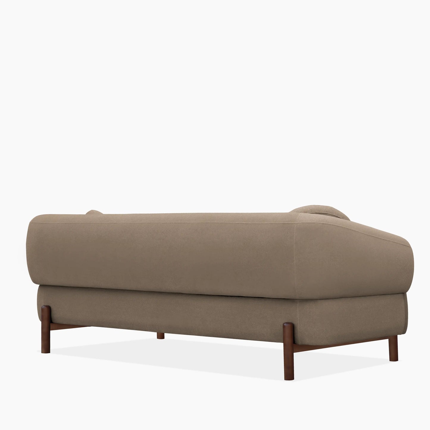 Hallfield 3 Seater Sofa | Truffle Brown Sustainable Mohair Velvet