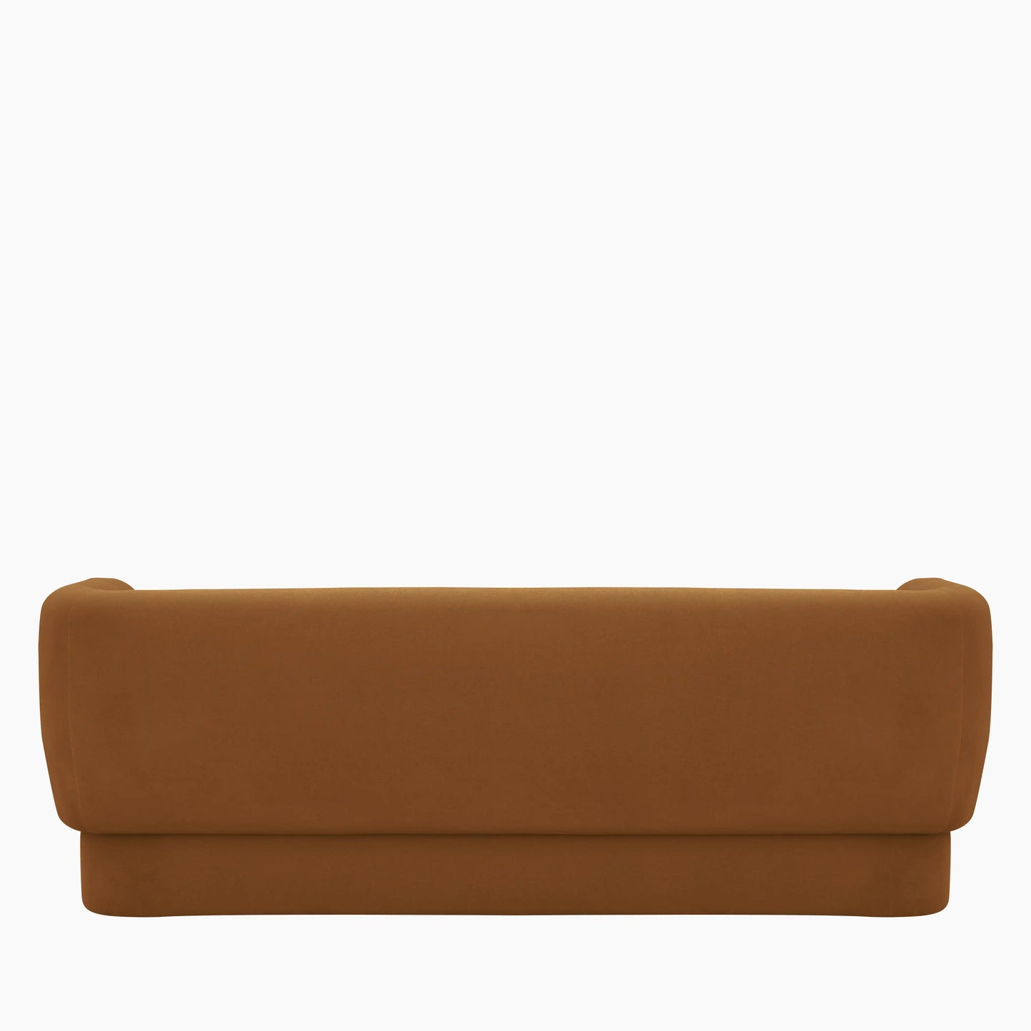 Miller 3 Seater Sofa | Caramel Brown Sustainable Mohair Velvet