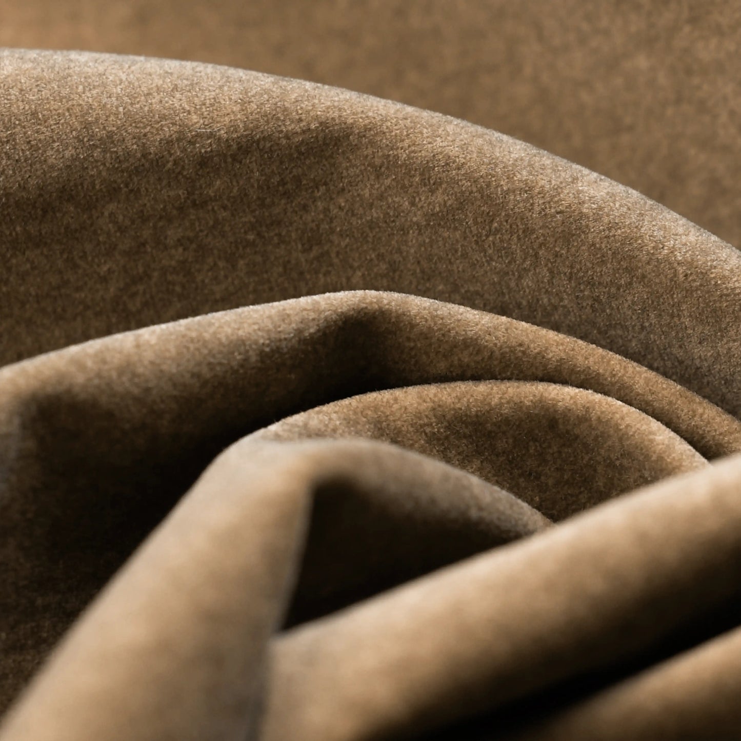 Halton 2 Seater Sofa | Truffle Brown Sustainable Mohair Velvet